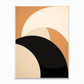 Hamburg Harmony, Geometric Bauhaus Canvas Print