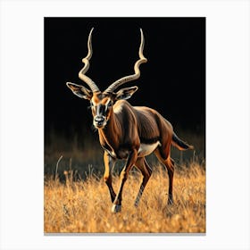 Wild Animal Creative Portrait 69 Canvas Print