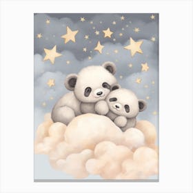 Sleeping Baby Panda 1 Canvas Print