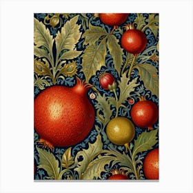 William Morris Pomegranate Canvas Print