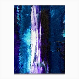 Acrylic Extruded Painting 90 Canvas Print