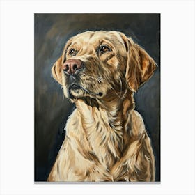 Labrador Retriever Acrylic Painting 10 Canvas Print