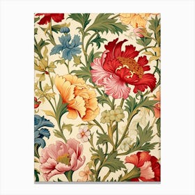 Floral Wallpaper Pattern 2 Canvas Print