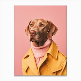 A Labrador Retriever Dog Canvas Print