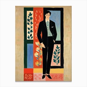 Man In A Suit 2 Canvas Print