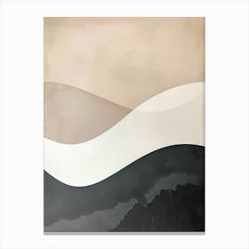 Subtle Echo Minimalist Style Canvas Print