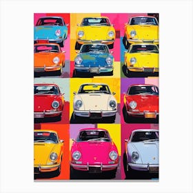 Classic Car Pop Art 7 Canvas Print