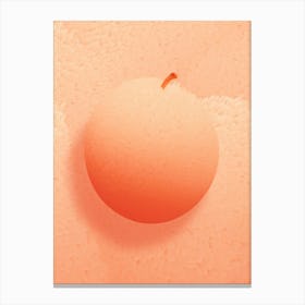 Peach Fuzz Texture 2 Canvas Print