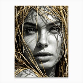 Portrait Of A Woman 43 Canvas Print