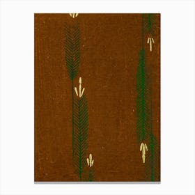 Vintage Ukiyo-e Woodblock Print Of Japanese Textile, Shima Shima, Furuya Korin (222) Canvas Print