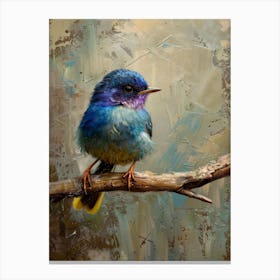 Blue Bird 10 Canvas Print