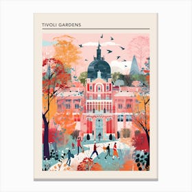 Tivoli Gardens Copenhagen Denmark Canvas Print