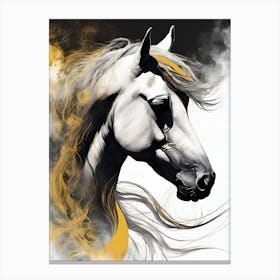 Horse Print Canvas Print