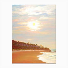 Burleigh Heads Beach, Australia Neutral 1 Canvas Print