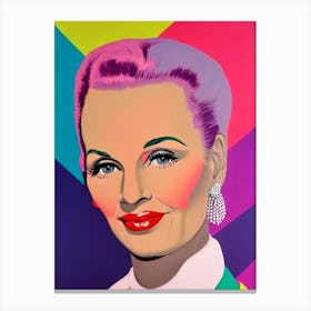 Gale Sondergaard Pop Movies Art Movies Canvas Print