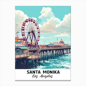 Santa Monica Canvas Print