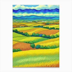 Wheat Field Canvas Print