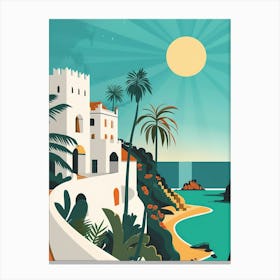 Mediterranean Coast Canvas Print