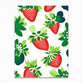 June Bearing Strawberries, Plant, Tarazzo 1 Canvas Print