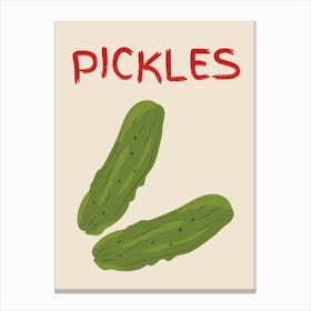 Pickles Poster Canvas Print