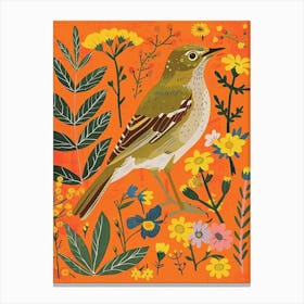 Spring Birds Mockingbird 1 Canvas Print