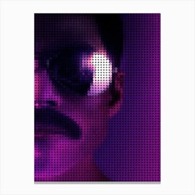 Bohemian Rhapsody In A Pixel Dots Art Style Canvas Print