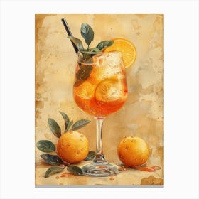 Aperol Spritz Art Print 448 Canvas Print