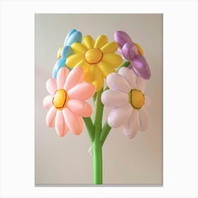 Dreamy Inflatable Flowers Daisy 5 Canvas Print