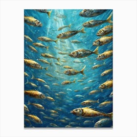 Sardines 23 Canvas Print