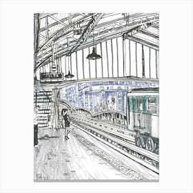 Cambronne Station Canvas Print