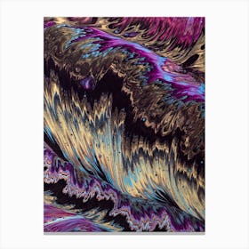 Purple Wave 1 Canvas Print