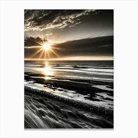 Sunrise At The Beach 8 Canvas Print