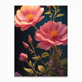 Flowers In Bloom Canvas Print