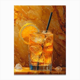 Aperol Spritz Art Print 4 Canvas Print