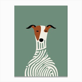 Greyhound Dog Canvas Print