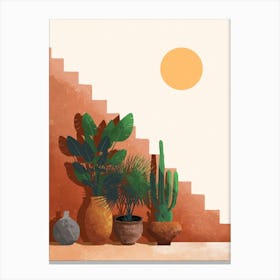 Cactus Garden 4 Canvas Print