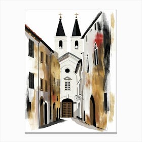 Street In Italy Canvas Print