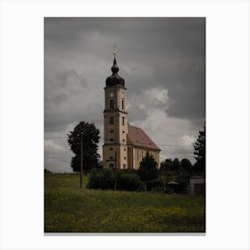 Church In The Field Canvas Print