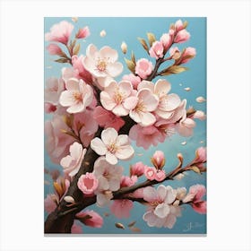 Cherry Blossoms art print 2 Canvas Print