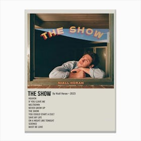 The Show By Niall Horan 2023 Poster Canvas Print