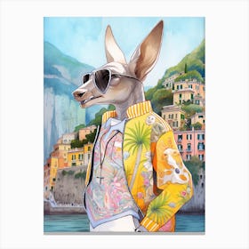 Kangaroo in Positano Canvas Print