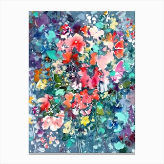 Blooming Night Canvas Print