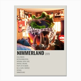 Nimmerland 2019 Poster 2 Canvas Print