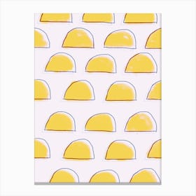 Yellow Tortillas Canvas Print