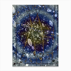 Abstract Canvas Of The Artist Canvas Print
