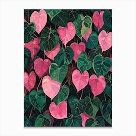 Heart Of Palms Canvas Print