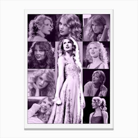 Taylor Swift Collage 1 Canvas Print