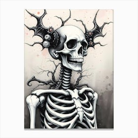 Skeleton Canvas Print