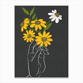 Sun Flowers Canvas Print