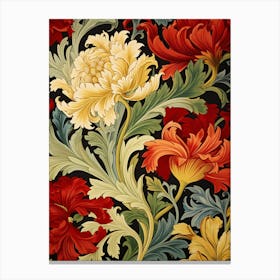 Carnation Flower Wallpaper Canvas Print